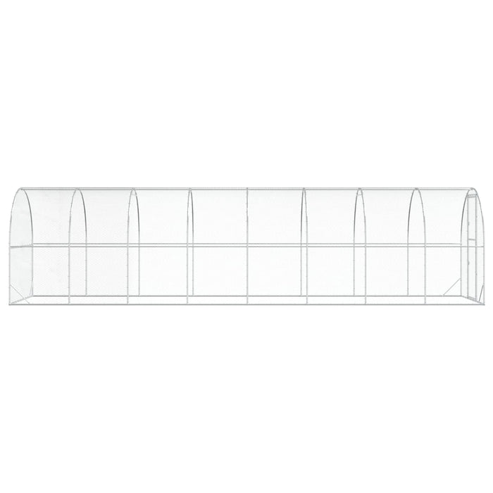 Căsuță pentru pui Argintiu 800 x 200 x 200 cm Oțel Galvanizat WALTI