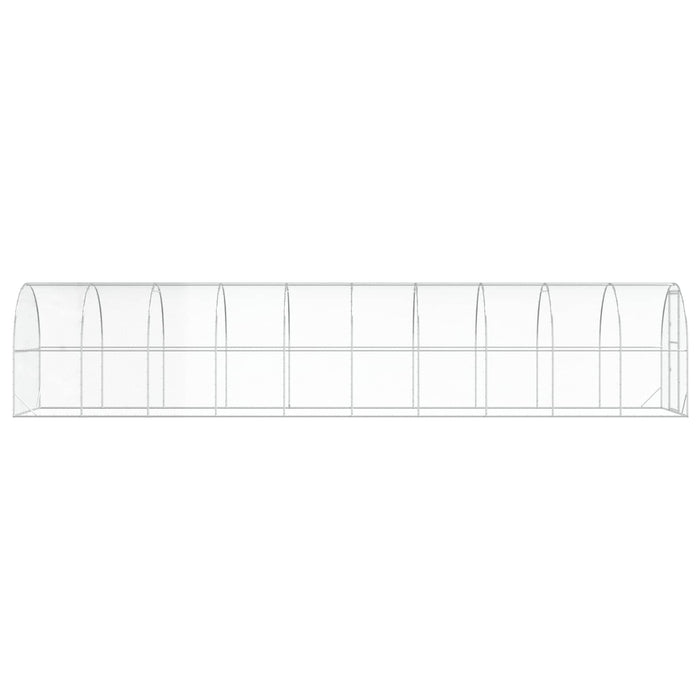 Căsuță pentru pui Argintiu 1000 x 200 x 200 cm Oțel Galvanizat WALTI
