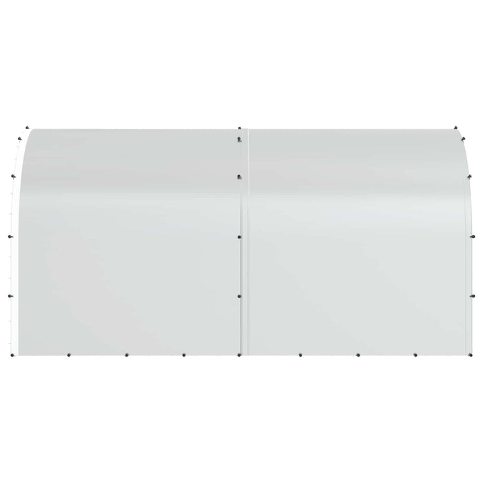 Căsuță pentru pui Argintiu 400 x 200 x 200 cm Oțel Galvanizat WALTI