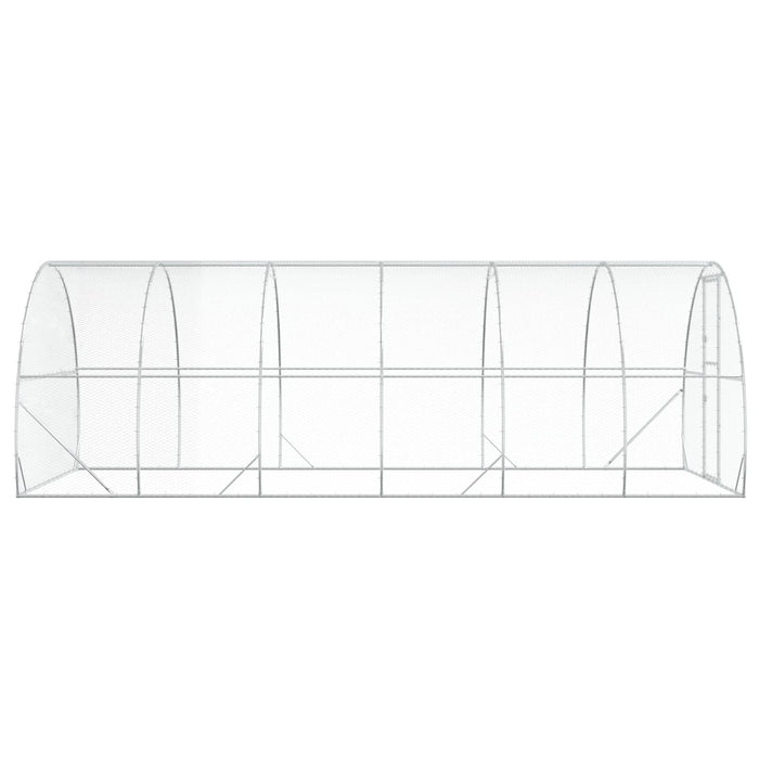 Căsuță pentru pui Argintiu 600 x 300 x 200 cm Oțel Galvanizat WALTI