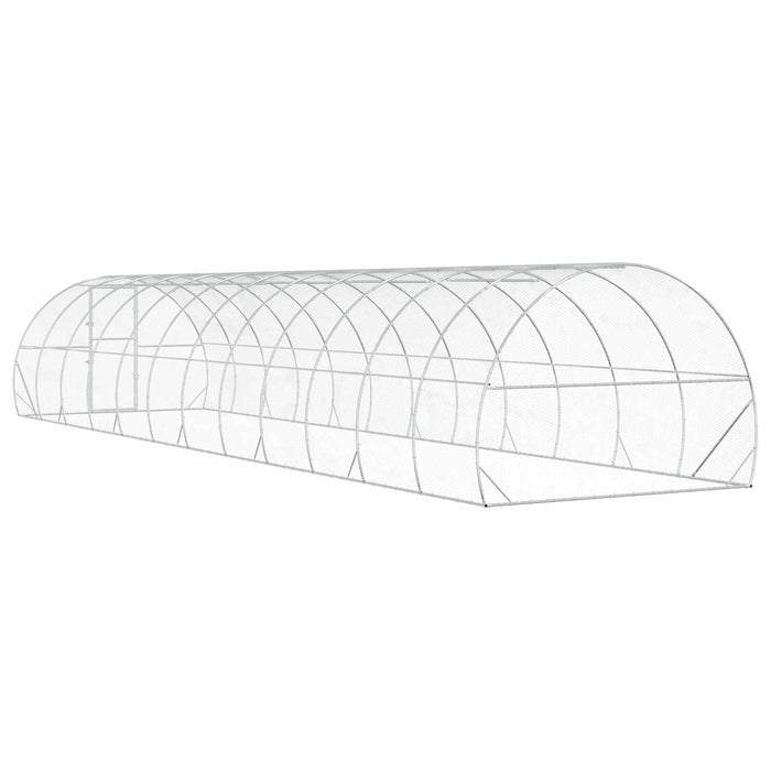 Căsuță pentru pui Argintiu 1200 x 300 x 200 cm Oțel Galvanizat WALTI