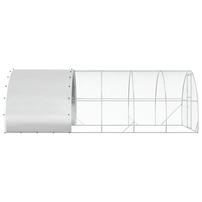 Căsuță pentru pui Argintiu 600 x 300 x 200 cm Oțel Galvanizat WALTI