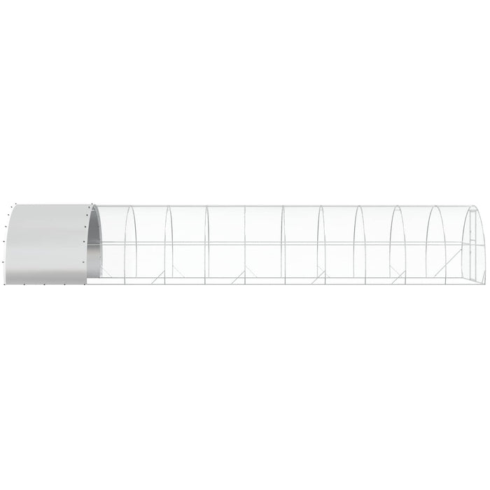 Căsuță pentru pui Argintiu 1200 x 300 x 200 cm Oțel Galvanizat WALTI