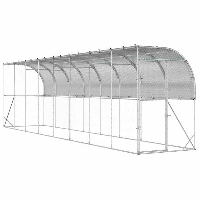 Cușcă pentru Păsări Împotriva Peretelui Argintiu WALTI