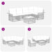Set de canapele pentru grădină 6 pcs Gri poliratan - WALTI WALTI