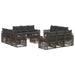 Set de canapele pentru grădină 13 pcs Gri și gri închis - WALTI WALTI