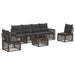 Set de canapele pentru grădină 7 pcs Gri și gri închis - WALTI WALTI