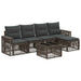 Set de canapele pentru grădină 6 pcs Gri și gri închis - WALTI WALTI