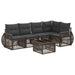 Set de canapele pentru grădină 6 pcs Gri și gri închis - WALTI WALTI