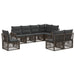 Set de canapele pentru grădină 8 pcs Gri și gri închis - WALTI WALTI