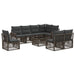Set de canapele pentru grădină 9 pcs Gri și gri închis - WALTI WALTI