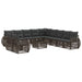 Set de canapele pentru grădină 12 pcs Gri și gri închis - WALTI WALTI