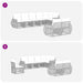 Set de canapele pentru grădină 8 pcs Bej și alb crem poliratan - WALTI WALTI