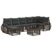 Set de canapele pentru grădină 8 pcs Gri și gri închis - WALTI WALTI