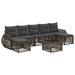 Set de canapele pentru grădină 8 pcs Gri și gri închis - WALTI WALTI