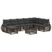 Set de canapele pentru grădină 9 pcs Gri și gri închis - WALTI WALTI