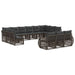Set de canapele pentru grădină 13 pcs Gri și gri închis - WALTI WALTI