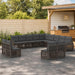 Set de canapele pentru grădină 13 pcs Gri și gri închis - WALTI WALTI