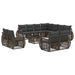 Set de canapele pentru grădină 12 pcs Gri și gri închis - WALTI WALTI