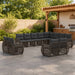 Set de canapele pentru grădină 12 pcs Gri și gri închis - WALTI WALTI