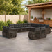 Set de canapele pentru grădină 13 pcs Gri și gri închis - WALTI WALTI