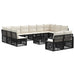 Set de canapele pentru grădină 13 pcs Negru poliratan - WALTI WALTI