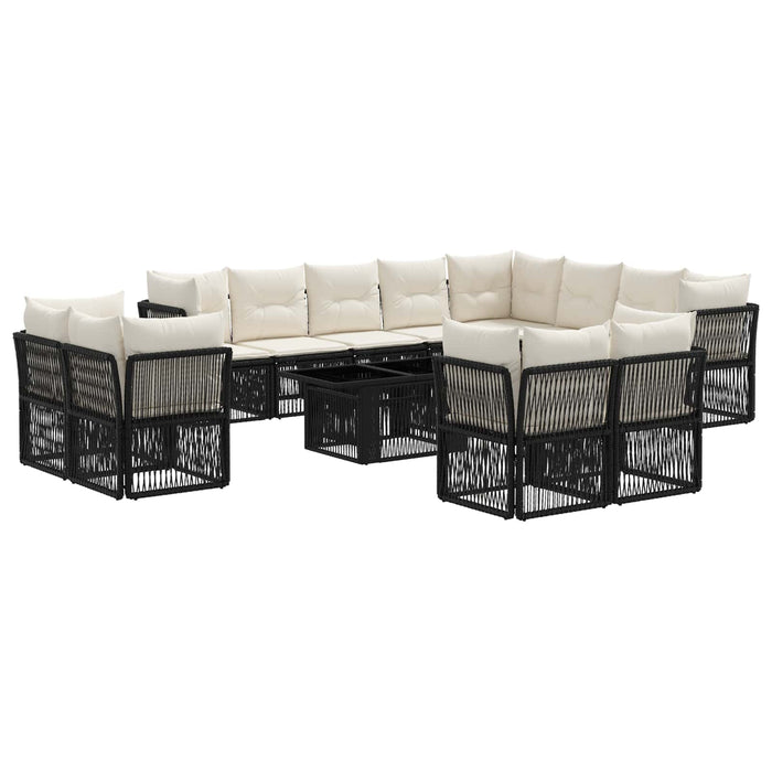 Set de canapele pentru grădină 13 pcs poliratan WALTI
