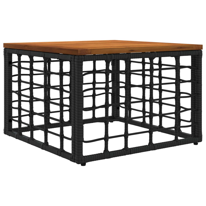 Set de canapele de exterior 7 buc. Negru și Gri închis WALTI