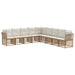 Set de canapele de exterior natural Poliester - WALTI WALTI