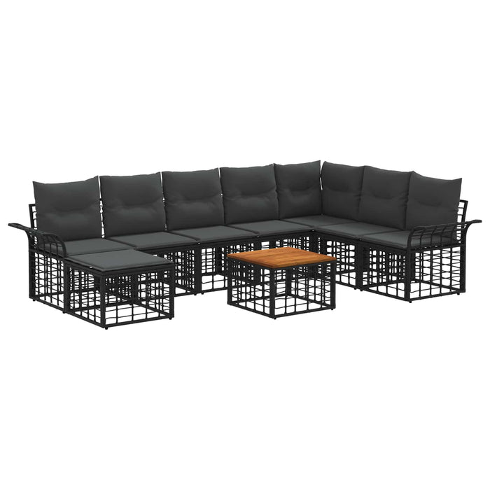 Set de canapele de exterior cu pernă 5 pcs Poliester - WALTI WALTI