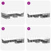 Set de canapele de exterior 11 pcs Alb Natural și Crem - WALTI WALTI