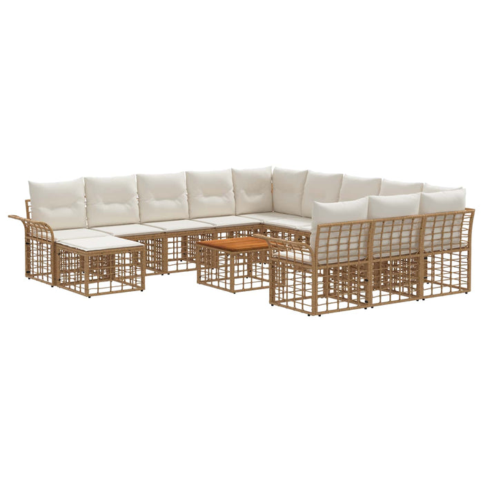 Set de canapele pentru grădină 6 pcs poliratan - WALTI WALTI
