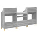 Set de Rafturi pentru Media 3 buc. Sonoma gri 212 x 46 x 112 cm - WALTI WALTI
