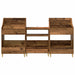Set de Rafturi pentru Media 3 buc. Lemn vechi 212 x 46 x 112 cm - WALTI WALTI