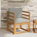 Sofa cu Brațe Lemn de acacia solid și poliester natural - WALTI WALTI