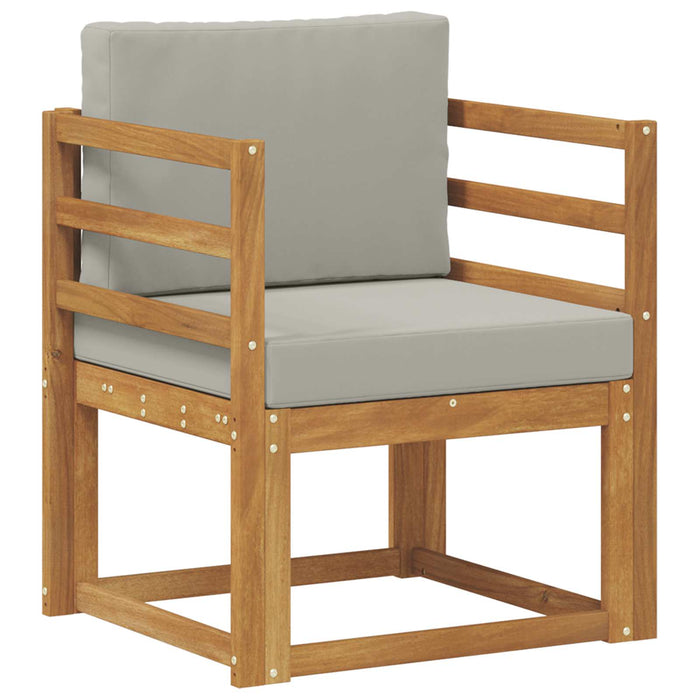 Sofa cu Brațe Lemn de acacia solid și poliester natural - WALTI WALTI