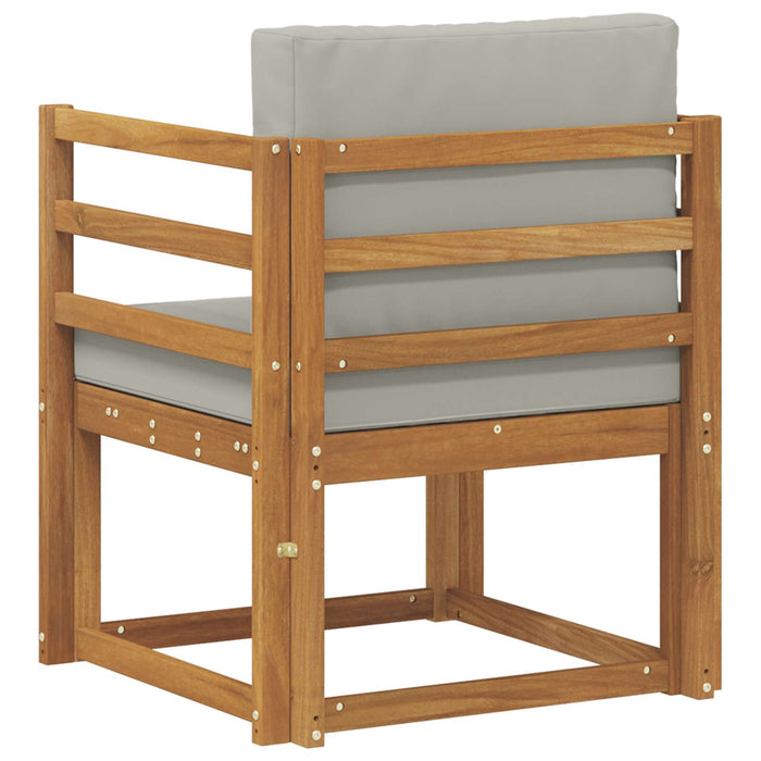 Sofa cu Brațe Lemn de acacia solid și poliester natural - WALTI WALTI