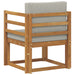 Sofa cu Brațe Lemn de acacia solid și poliester natural - WALTI WALTI