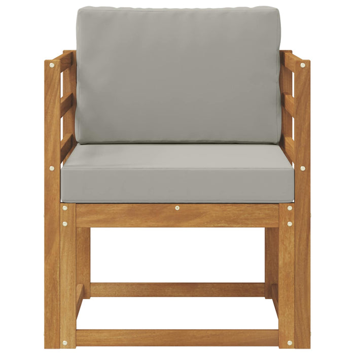 Sofa cu Brațe Lemn de acacia solid și poliester natural - WALTI WALTI