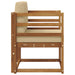Sofa cu Brațe Lemn de acacia solid și poliester natural - WALTI WALTI