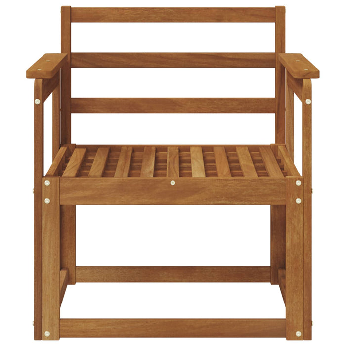 Sofa cu Brațe Lemn Solid de Acacia natural - WALTI WALTI