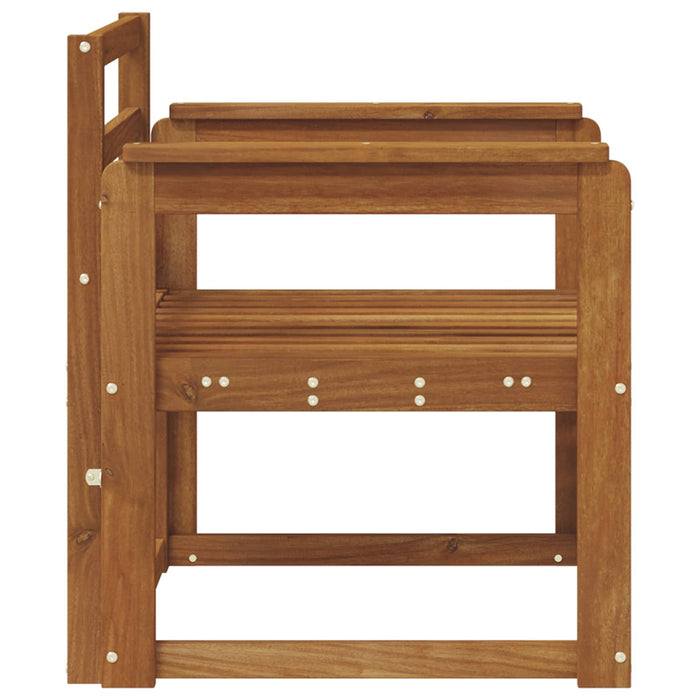 Sofa cu Brațe Lemn Solid de Acacia natural - WALTI WALTI