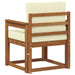 Sofa cu Brațe Lemn de acacia solid și poliester natural - WALTI WALTI