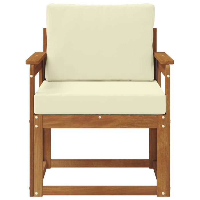 Sofa cu Brațe Lemn de acacia solid și poliester natural - WALTI WALTI