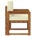 Sofa cu Brațe Lemn de acacia solid și poliester natural - WALTI WALTI