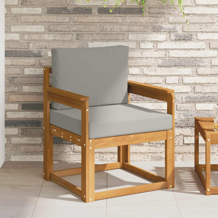 Sofa cu Brațe Lemn de acacia solid și poliester natural - WALTI WALTI