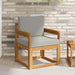 Sofa cu Brațe Lemn de acacia solid și poliester natural - WALTI WALTI