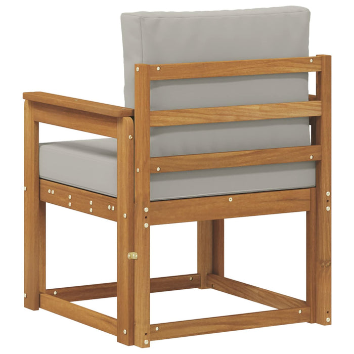 Sofa cu Brațe Lemn de acacia solid și poliester natural - WALTI WALTI