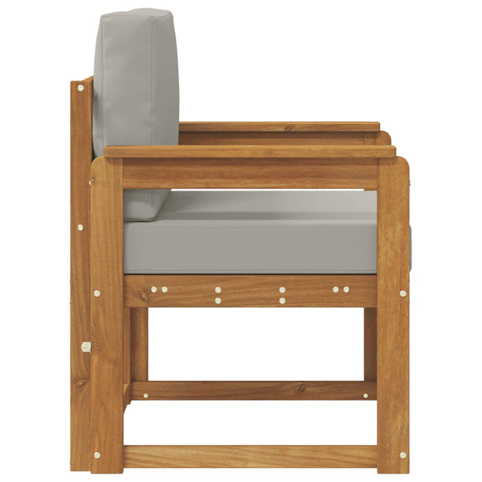 Sofa cu Brațe Lemn de acacia solid și poliester natural - WALTI WALTI