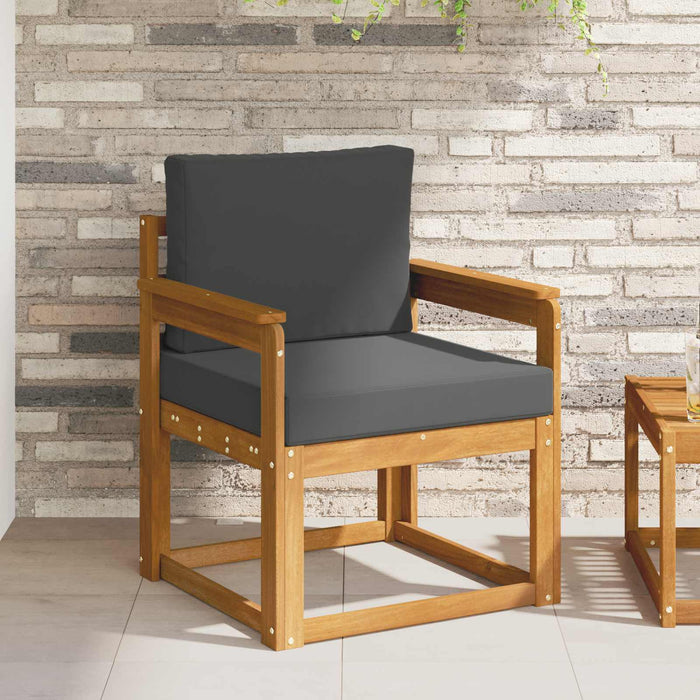 Canapea de exterior Lemn de acacia solid și poliester natural - WALTI WALTI